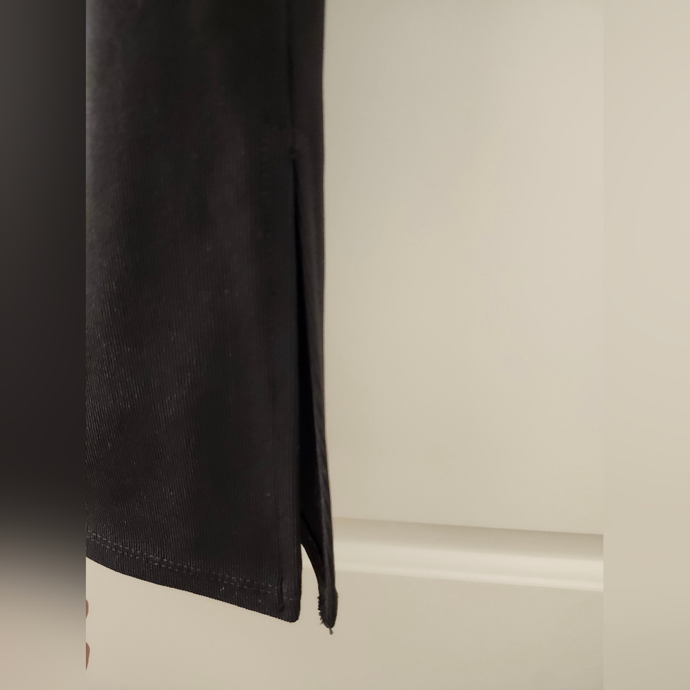 Zara Black Ribbed Pants - Picture 4 of 4